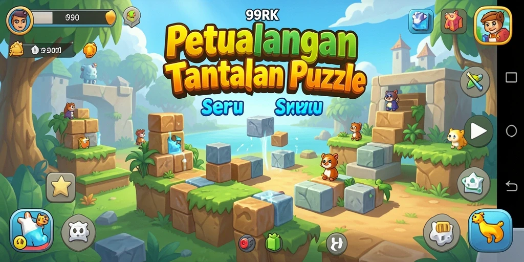 Tangkapan layar gameplay menantang dalam 99RK