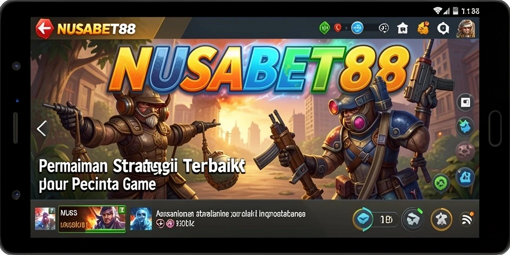 Gameplay strategi yang intens dan mendebarkan dari NUSABET88.