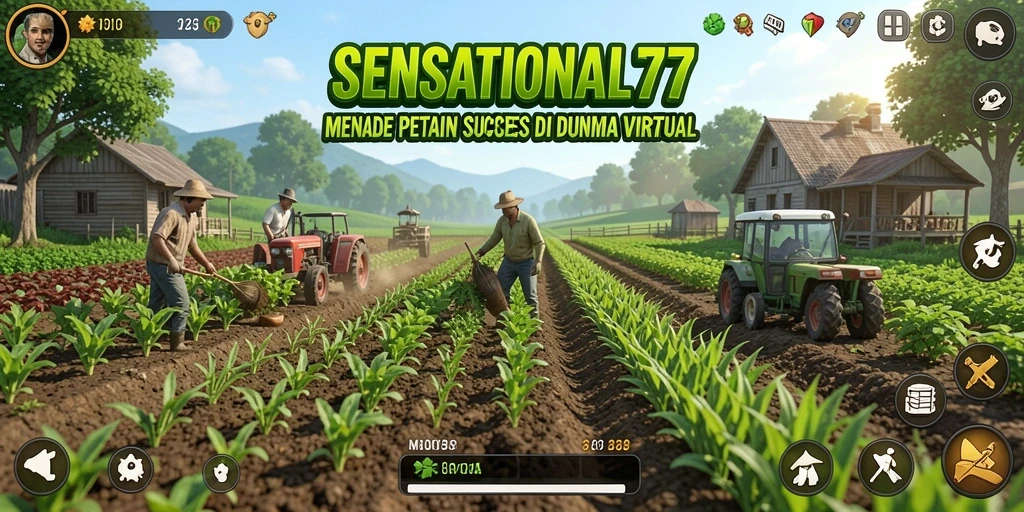 Tampilan gameplay SENSATIONAL77 yang menarik dan penuh warna.