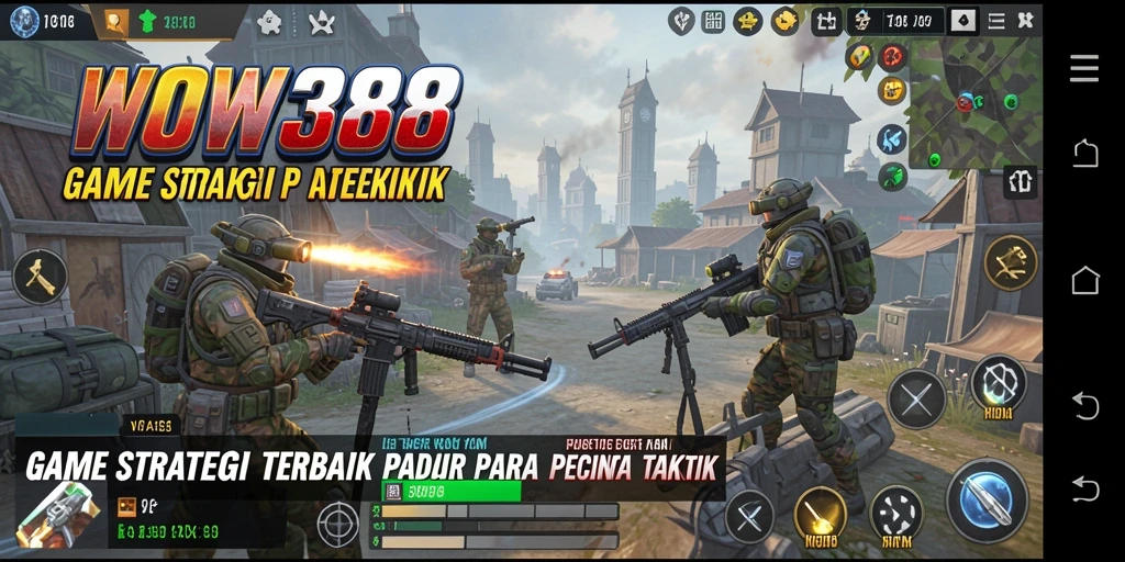 Screenshot WOW388 menampilkan aksi tempur strategis yang mendebarkan.
